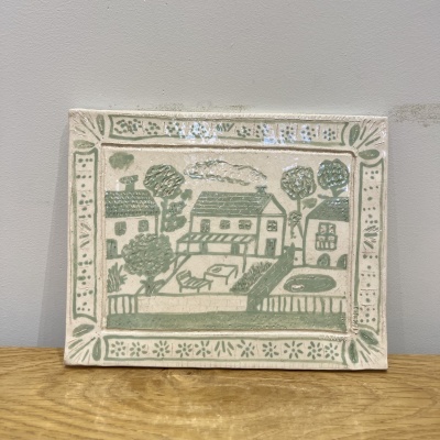 PEÇA DE CERÂMICA "CASA"MATILDE HORTA