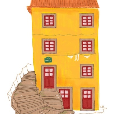 ILUSTRAÇÃO "CASAS BARREDO" DIOGO PAIXÃO
