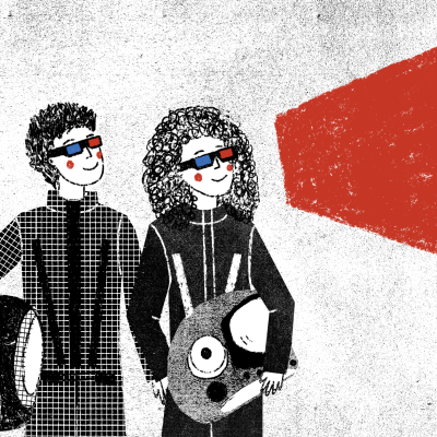 ILUSTRAÇÃO "ASTRONAUTAS 2" BÁRBARA R.