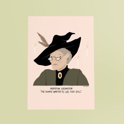 ILUSTRAÇÃO "MINERVA MCGONAGALL" ADRIANA FONTELAS