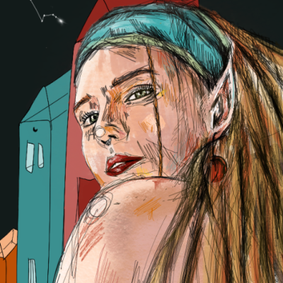 ILUSTRAÇÃO "NUM AQUÁRIO" ANA LUÍSA ALMEIDA