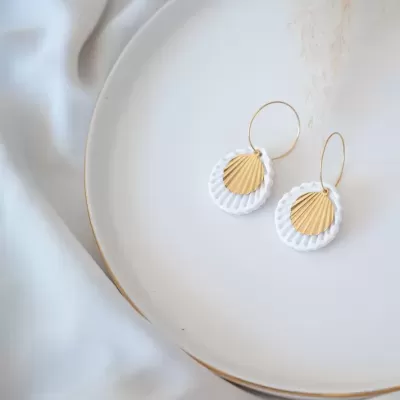 BRINCOS "TAORMINA - GOLD" DUESTELLE ITALIA