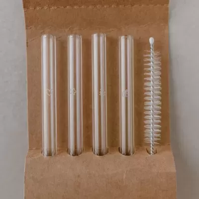 PALHINHAS REUTILIZÁVEIS EM VIDRO "NATAL" EULENSCHNITT