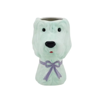 Vase -Flower Vase Dog - Mint/ Lilac-  House Vitamin