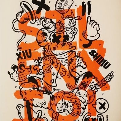 RISOGRAFIA "SILÊNCIO" NELSON RIBEIRO