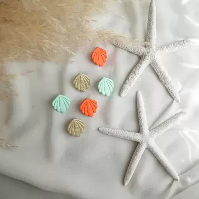 BRINCOS "LE SALINE MINI - MINT GREEN" DUESTELLE ITALIA