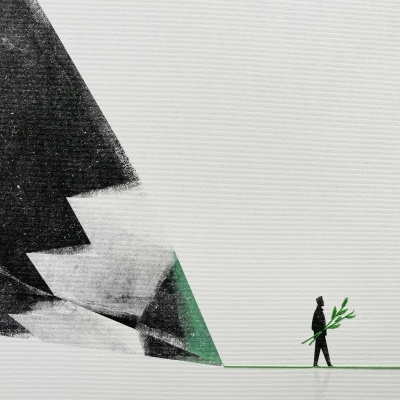 ILUSTRAÇÃO BORDADA "SOU O QUE IMAGINO (LÁPIS 2)" CATARINA PAULO