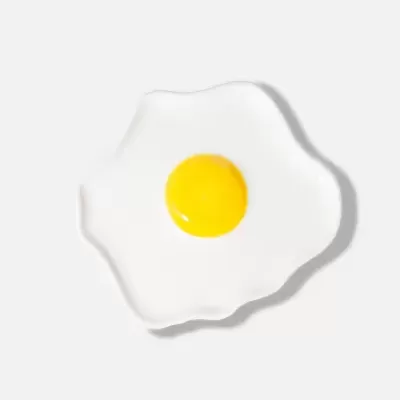 TRINKET TRAY SPOON REST FRIED EGG DOIY