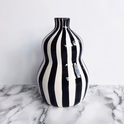 GOURD VASE LARGE "VERTICAL STRIPE" CASA CUBISTA