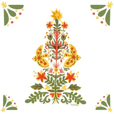 AZULEJO "AZULEJO DE NATAL"  ANA RITA ROBALO