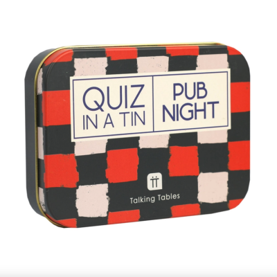 QUIZ EM LATA "PUB NIGHT" TALKING TABLES