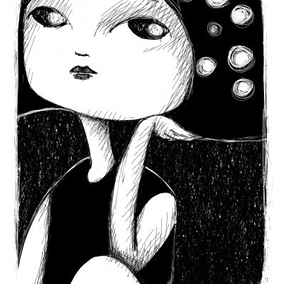 DAYDREAMER "ILUSTRAÇÃO JUST LOOKING" - HÉLIA ALUAI