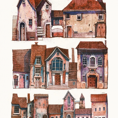 ILUSTRAÇÃO "DIFFERENT STREETS 2" FRANCISCO FONSECA