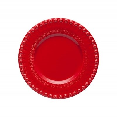 PRATO DE FRUTA VERMELHO FANTASIA BORDALLO PINHEIRO