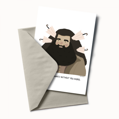 POSTAL "HAGRID" ADRIANA FONTELAS