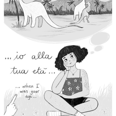 ILUSTRAÇÃO "IO ALLA TUA ETÀ" FEDERICA BOCCHI