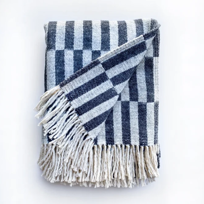 BROKEN STRIPE COTTON BLANKET CASA CUBISTA