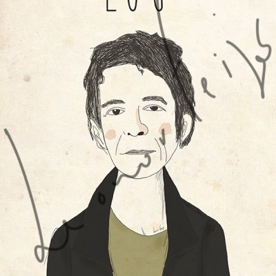 ILUSTRAÇÃO "LOU REED" LEONOR FEIJÓ