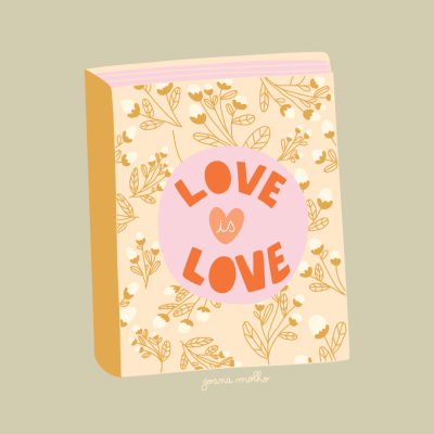 POSTAL "LOVE IS LOVE" JOANA MOLHO