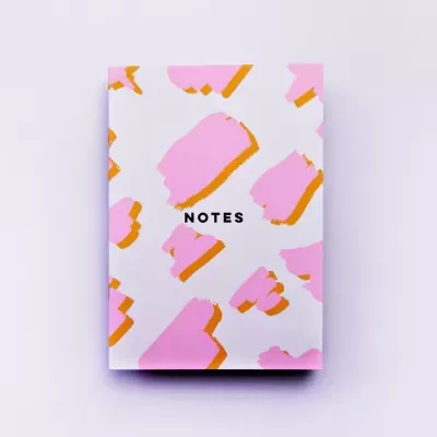 NOTEBOOK "PINK MUSTARD ANIMAL A5 - LINED" THE COMPLETIST