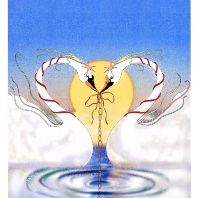 ILUSTRAÇÃO COR AZUL "4" SOFIA MELANCIA