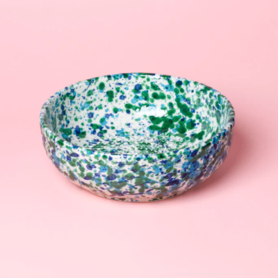 TAÇA RALADOR "CORAL - VERDE E AZUL - MÉDIO" ALFAR TIERRA COCIDA