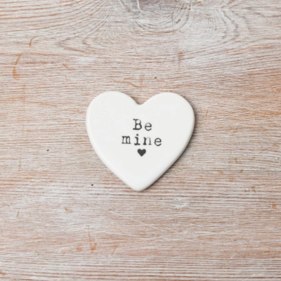 CORAÇÃO "BE MINE" DE CERÂMICA 4CM GAINSBOROUGH GIFTWARE