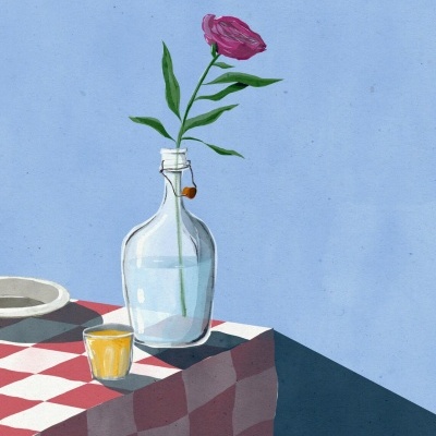 ILUSTRAÇÃO "REFRESHING DRINK" EVA HALFERS