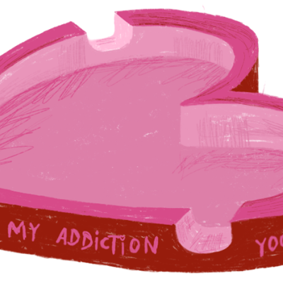 AUTOCOLANTE "YOU'RE MY ADDICTION" ANA LUÍSA ALMEIDA