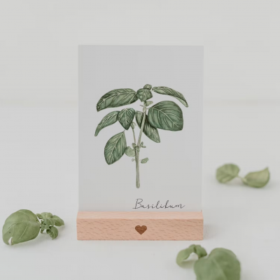 CARD STAND 10.5CM NATURAL IN A SET OF 2