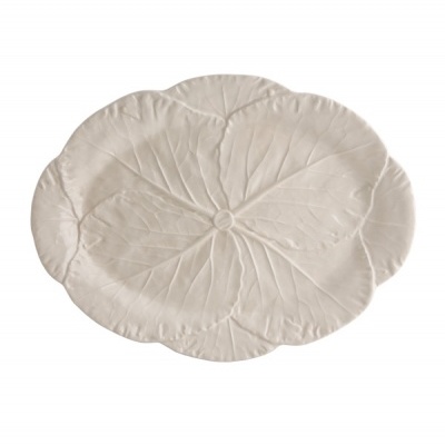 TRAVESSA OVAL 37.5 CREME COUVE BORDALLO PINHEIRO