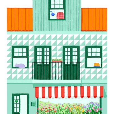 ILUSTRAÇÃO "FACHADA " KIKA