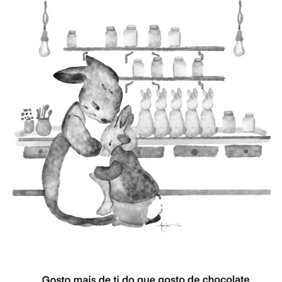 ILUSTRAÇÃO "CHOCOLATE" MARIA JOÃO FARIA