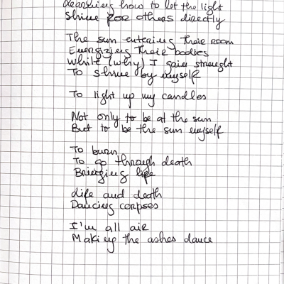 PRINT "ASHES" LEONOR GUISE CARVALHO (KRVA)