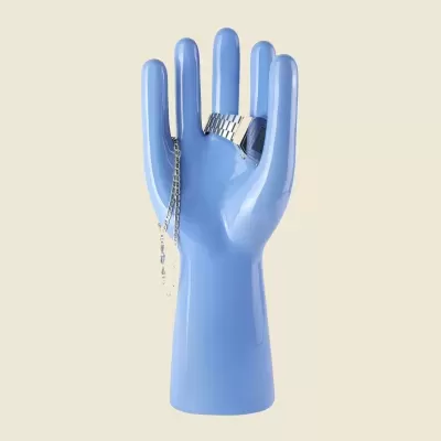 SUPORTE PARA JÓIAS "ARTS OF PARTS - HAND - LARGE - BLUE" DONKEY