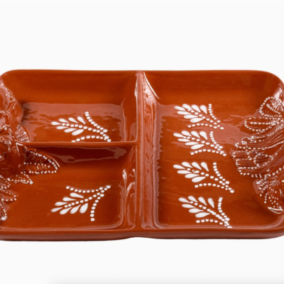 PRATO "APERITIVO - QUADRADO" SOCERAMICA