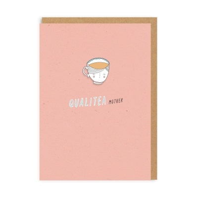 Greating Card Pin "Qualitea Mother" Ohh Deer
