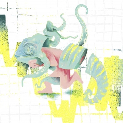 ILUSTRAÇÃO " OCTAMELEON " MELINO