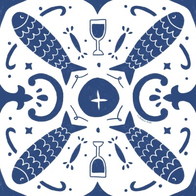 AZULEJO "SANTOS DA CASA" CLAUDIA PENA