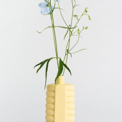 BOTTLE VASE "FRESH YELLOW" #10 FOEKJE FLEUR