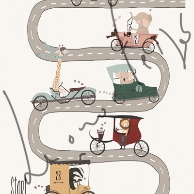 ILUSTRAÇÃO INFANTIL "CRAZY RIDE" LEONOR FEIJÓ