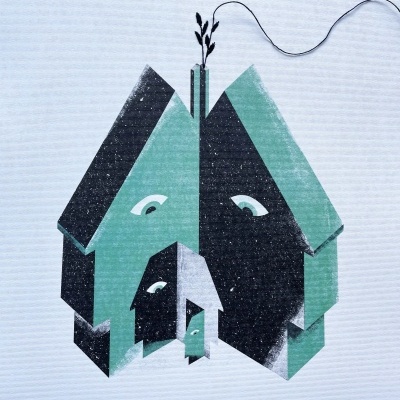 ILUSTRAÇÃO BORDADA "SOU AS MEMÓRIAS QUE GUARDO" CATARINA PAULO