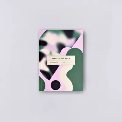 LAY FLAT POCKET WEEKLY PLANNER "SUPERBLOOM A6" THE COMPLETIST