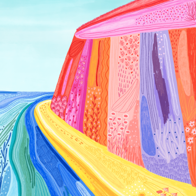 ILUSTRAÇÃO "THE BEACH" KIKA