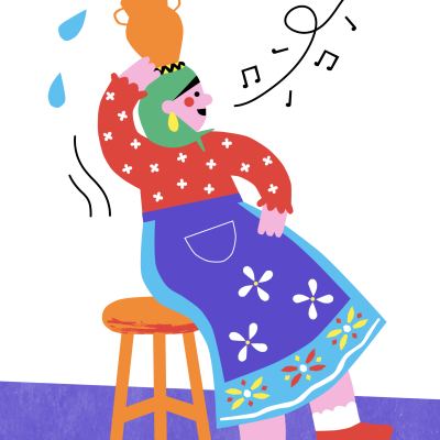 ILUSTRAÇÃO "MULHERES" MARGARIDA SAMPAIO