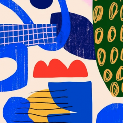 ILUSTRAÇÃO "ORGANIC BLUES" TERESA REGO