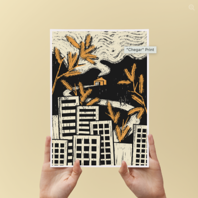 ILUSTRAÇÃO "CHEGAR" JOANA MUNDANA