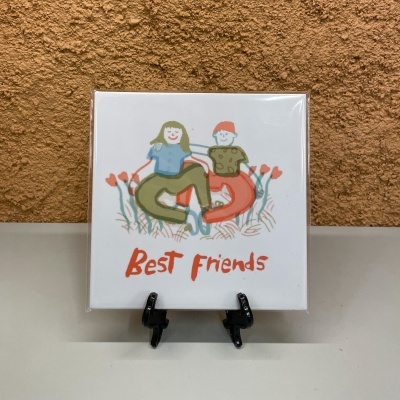 AZULEJO "BEST FRIENDS" RUBEN RAMIRES