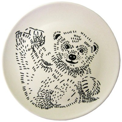 PRATO DE BAMBOO "BEAR LYING" NUUKK