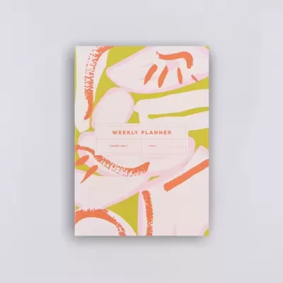 NO.1 WEEKLY LAY FLAT PLANNER BOOK "CAPRI A5" THE COMPLETIST